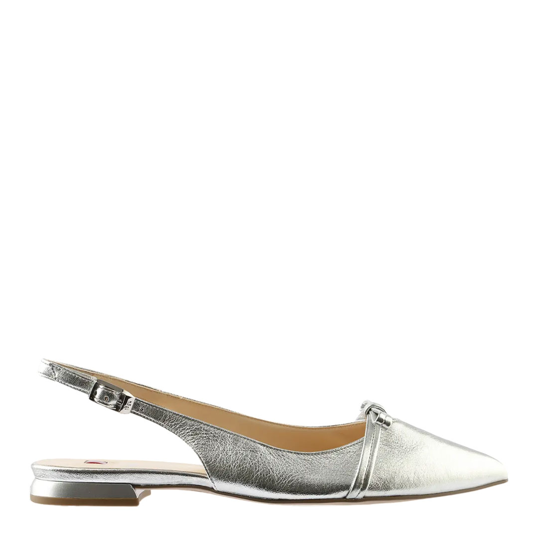 Hogl Pretty Silver SlingbacK Ballerinas