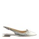 Hogl Pretty Silver SlingbacK Ballerinas