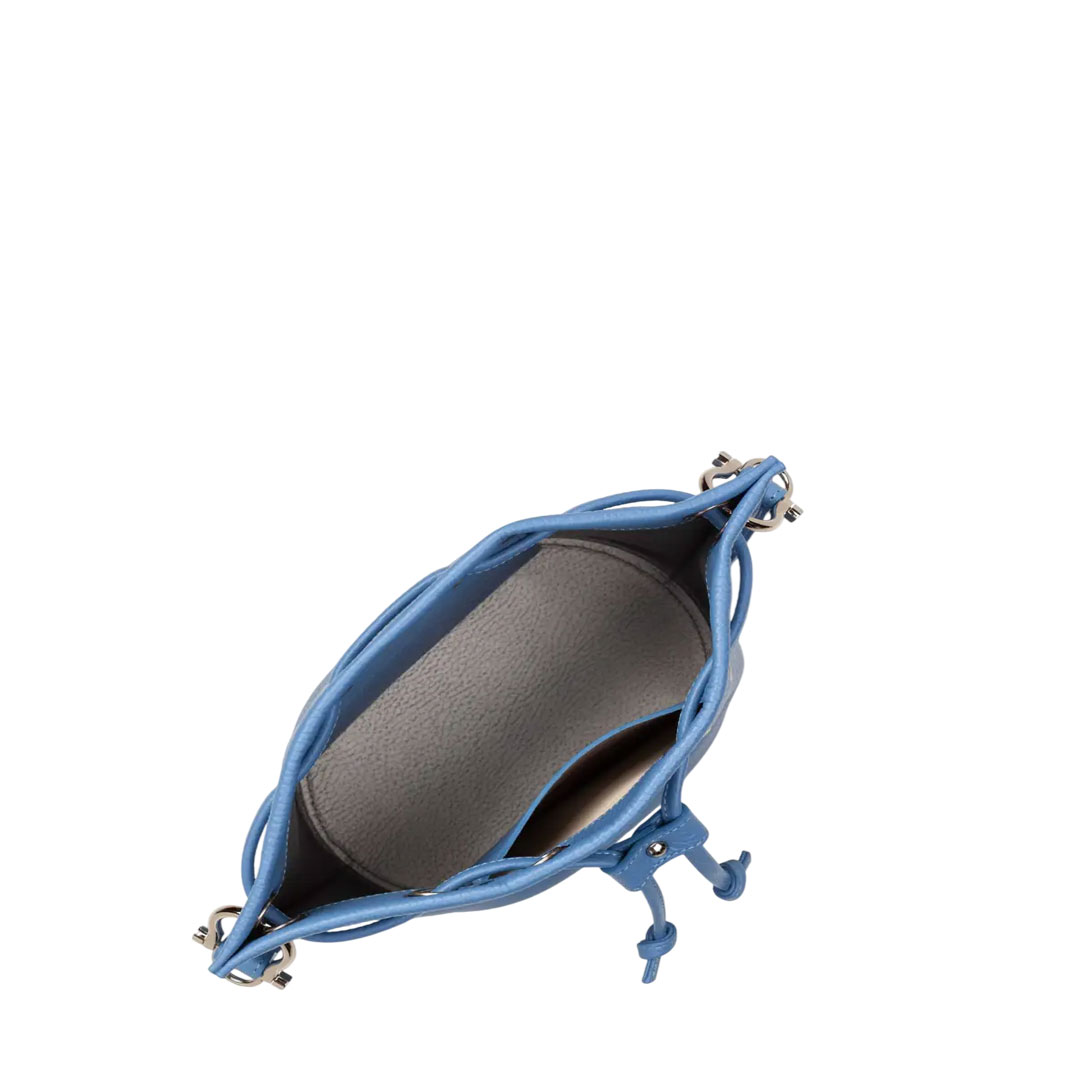 Lancaster Paris Alba M Blue Bucket Bag
