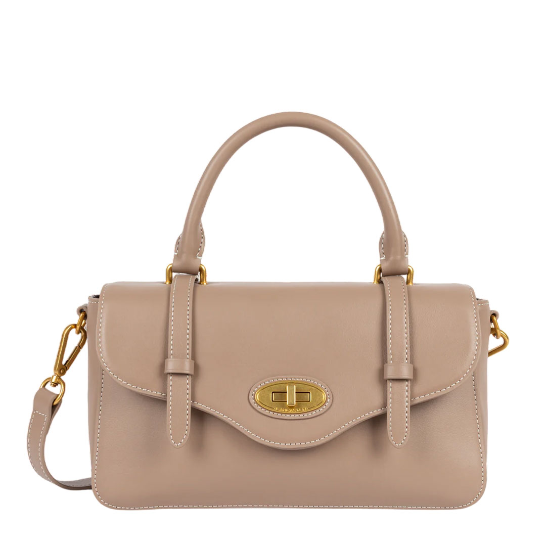 Lancaster Paris Kyla  M Taupe Bag