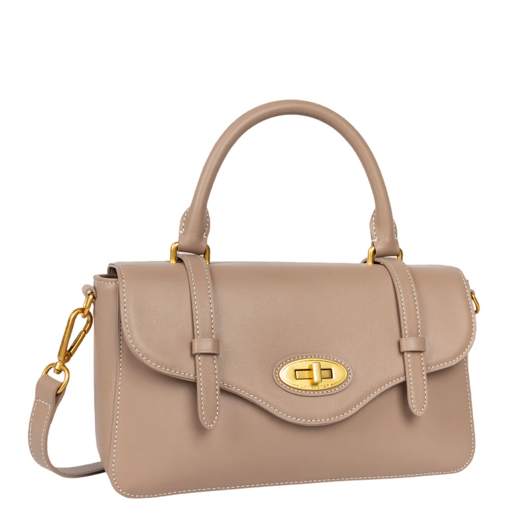 Lancaster Paris Kyla  M Taupe Bag