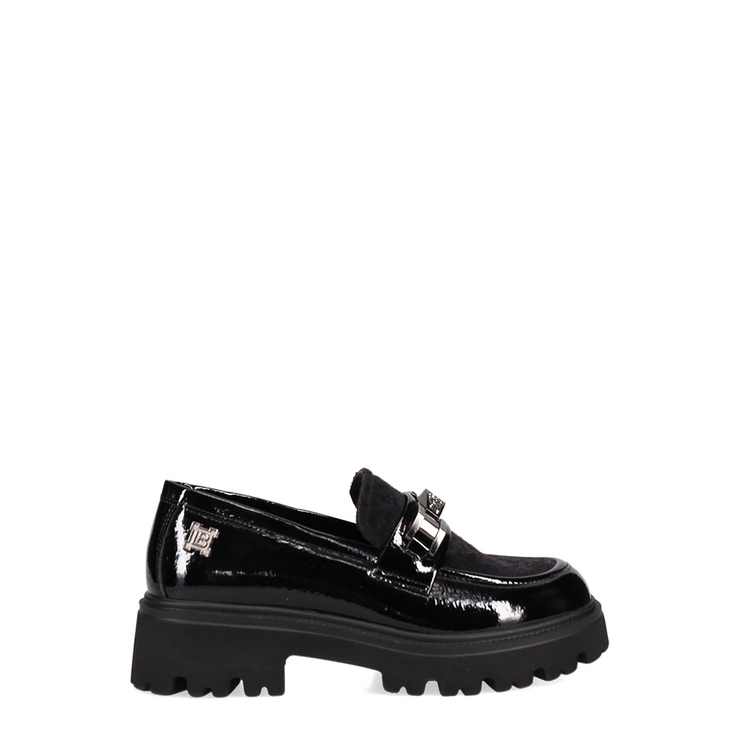 Laura Biagiotti Black Loafers