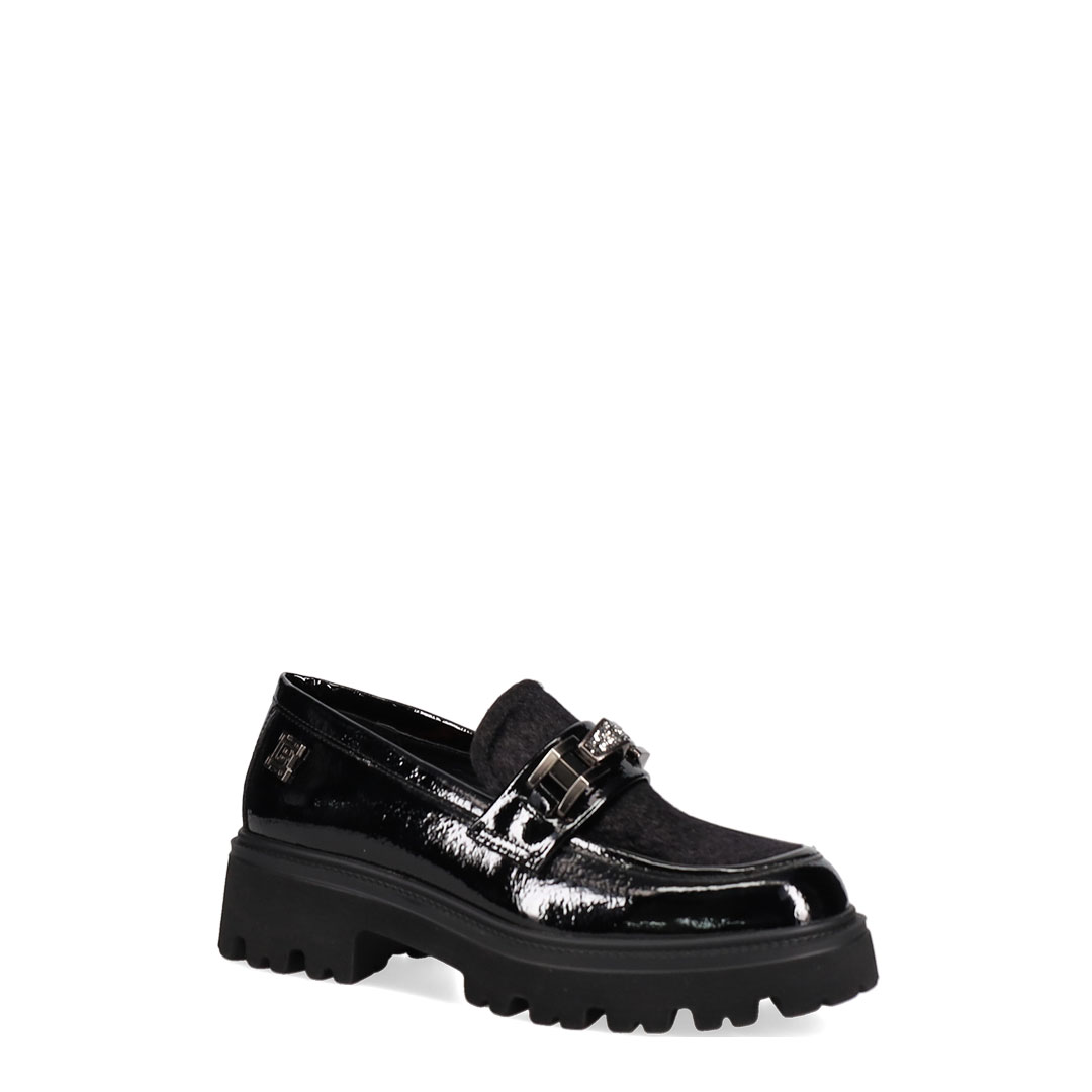 Laura Biagiotti Black Loafers