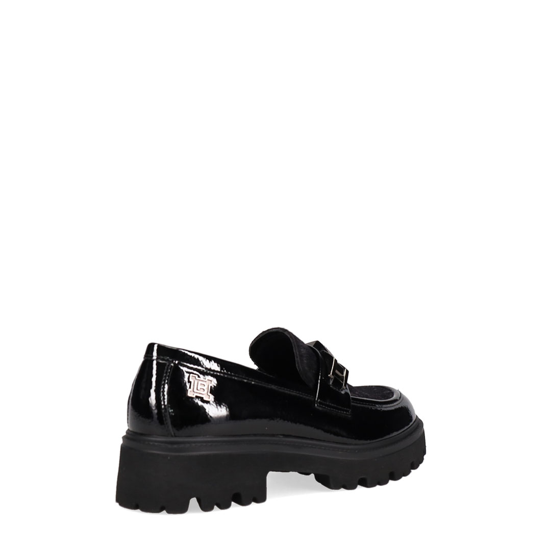 Laura Biagiotti Black Loafers
