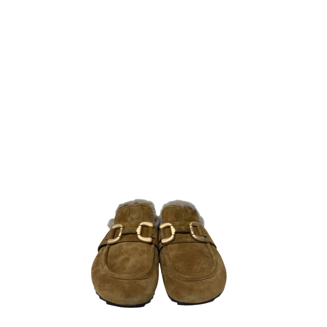 Lodi Teddy Brown Mules
