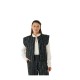 Mexx Black Tweed Waistcoat