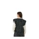 Mexx Black Tweed Waistcoat