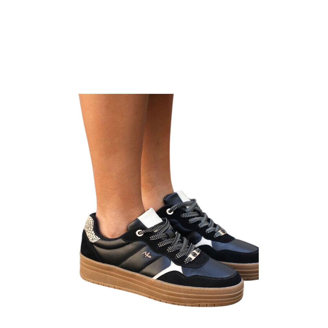 Meexx Sylvia Ray Black Sneakers