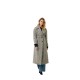 Mexx Belted Maxi Black-White Coat