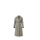 Mexx Belted Maxi Black-White Coat