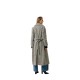 Mexx Belted Maxi Black-White Coat