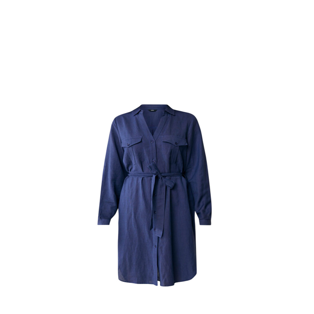 Mexx Navy Linen Dress