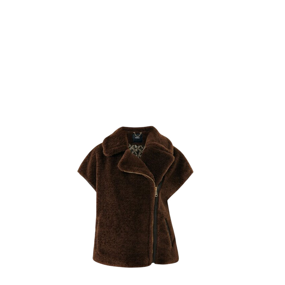 Mexx Teddy Dark Brown Waistcoat