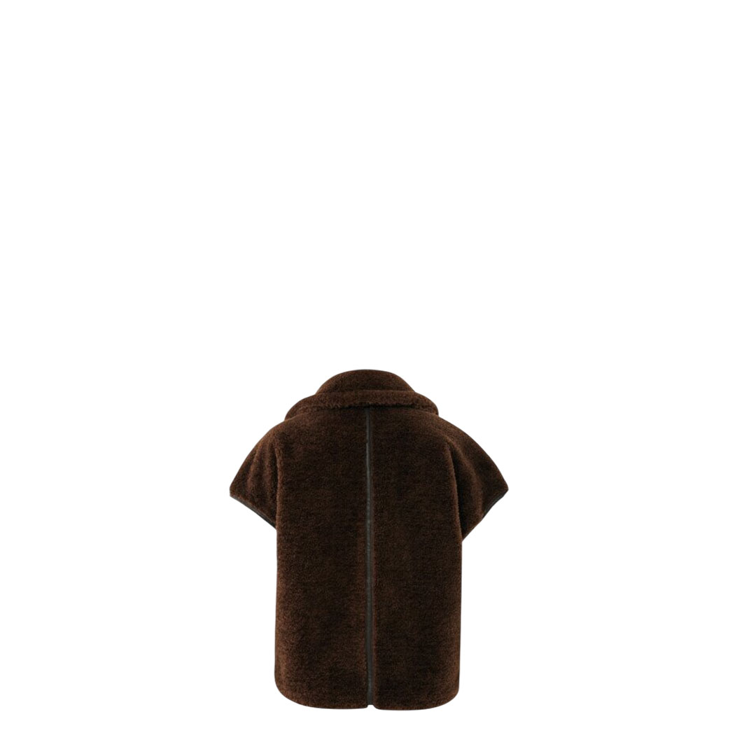 Mexx Teddy Dark Brown Waistcoat