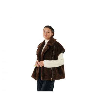 Mexx Teddy Dark Brown Waistcoat
