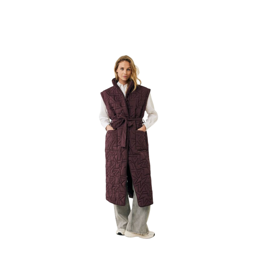 Mexx Burgundy Long Coat