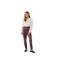 Mexx  Dark Red  Pu Leather Pants