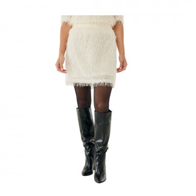 Mexx Ruffle Strings Cream Skirt