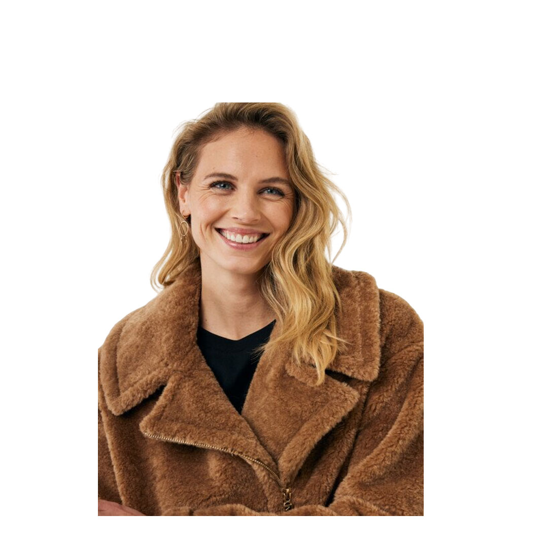 Mexx Teddy Brown  Biker Jacket
