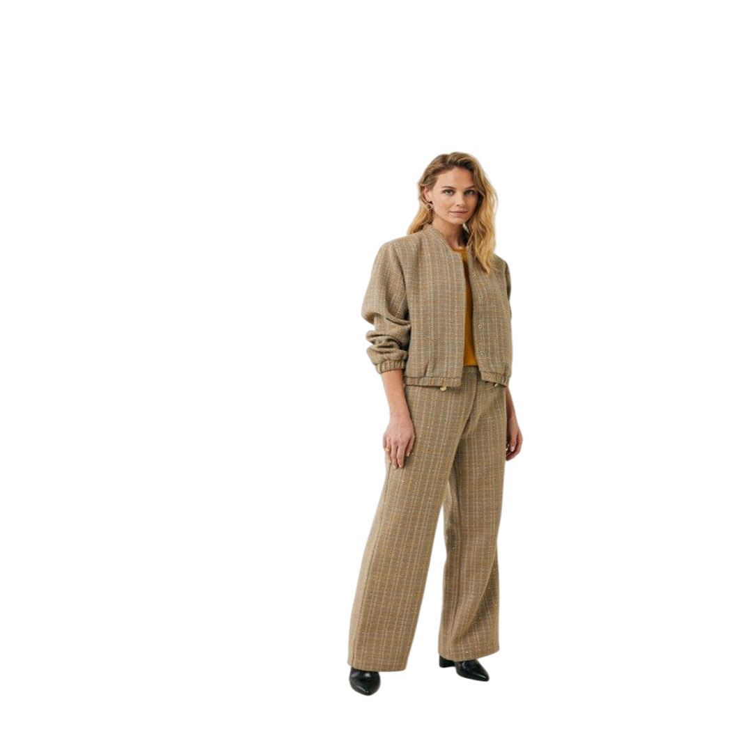 Mexx Tweed Taupe Jacket
