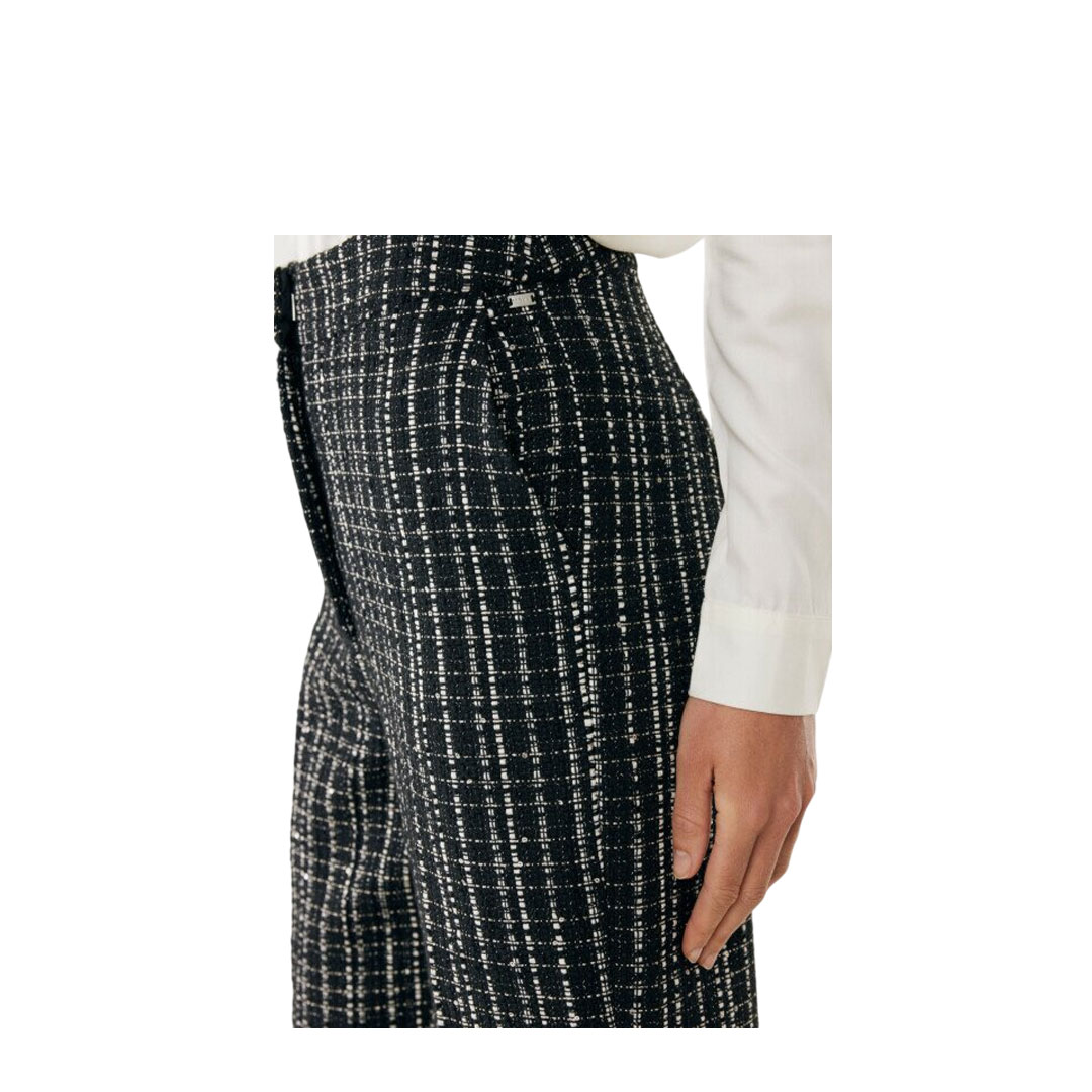 Mexx Tweed Black Straight Leg Pants