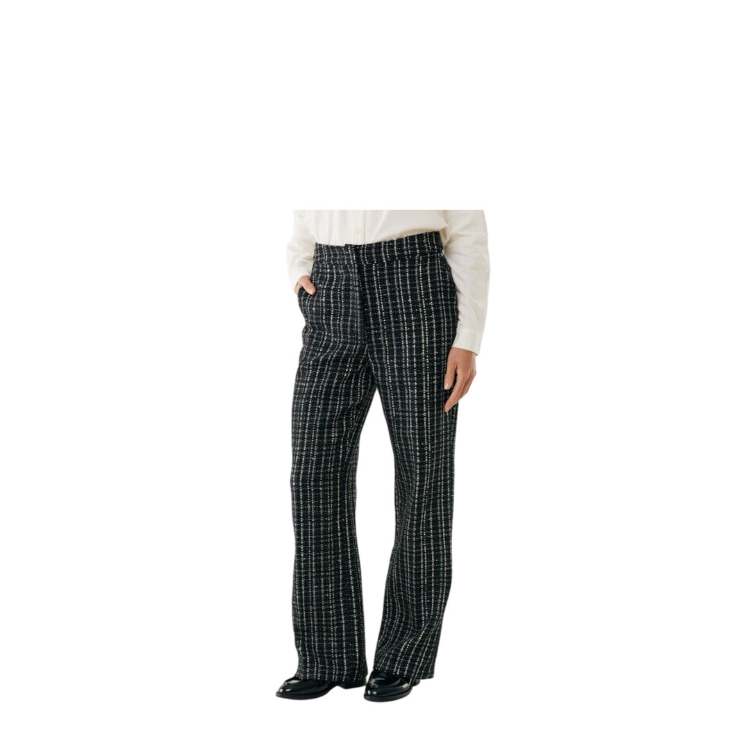 Mexx Tweed Black Straight Leg Pants