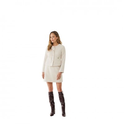 Mexx Cream Tweed Jacket