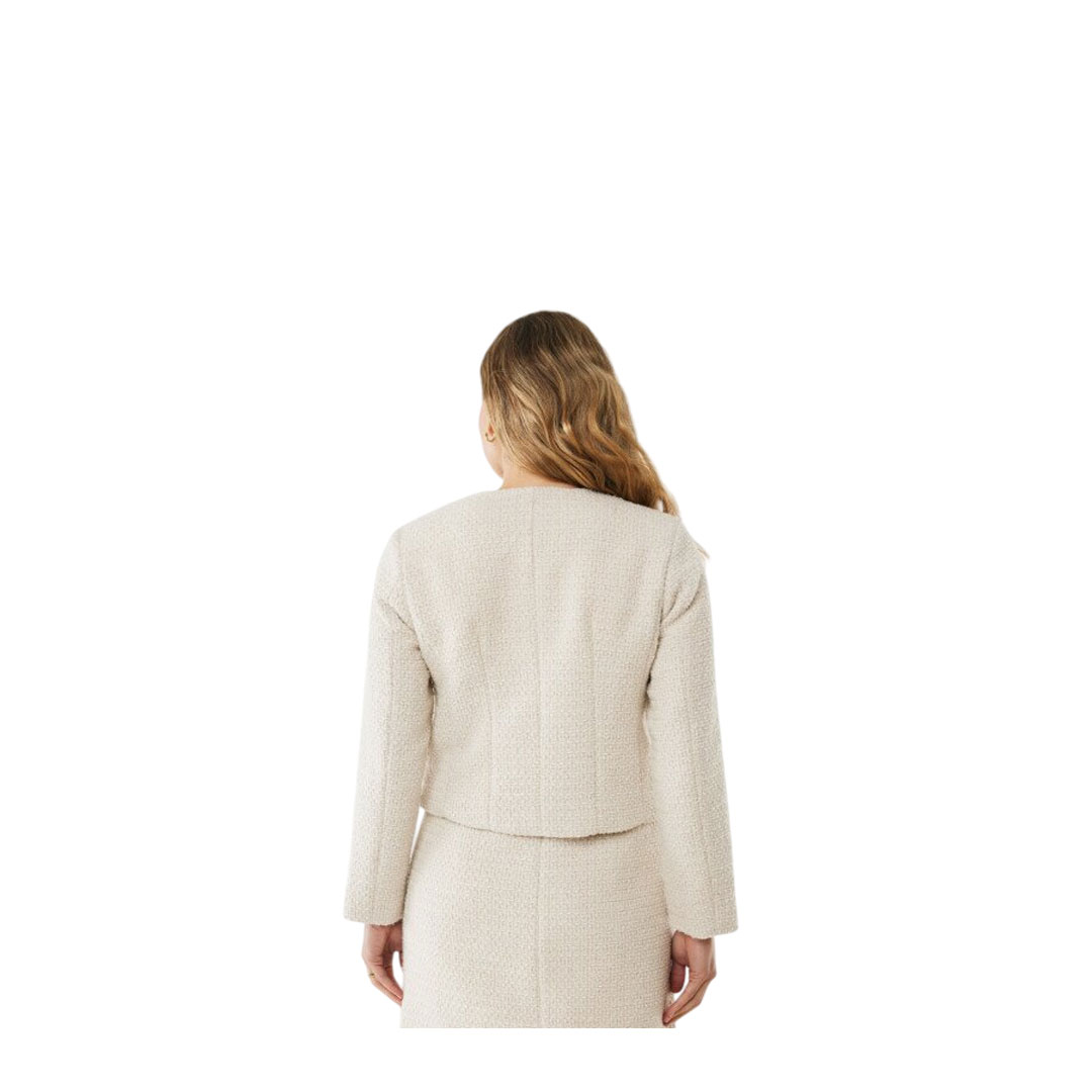 Mexx Cream Tweed Jacket