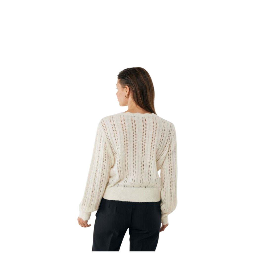 Mexx White Knitted Cardigan