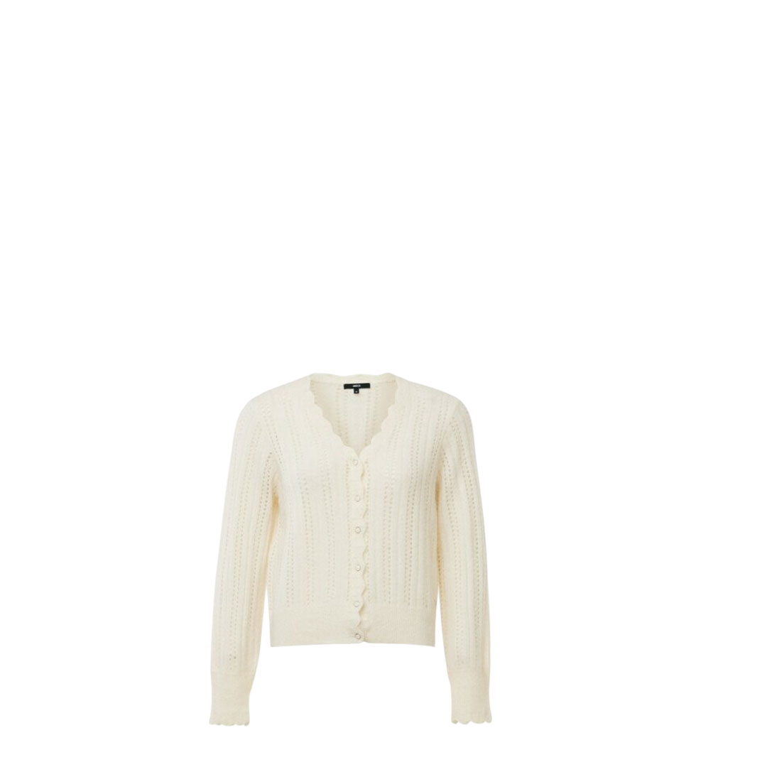 Mexx White Knitted Cardigan