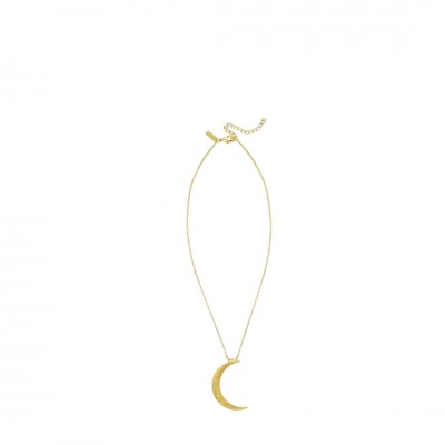Mya-Bay Big Moon Gold Necklace