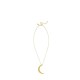 Mya-Bay Big Moon Gold Necklace