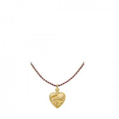 Mya Bay Tendre Poison Purple/Gold Necklace