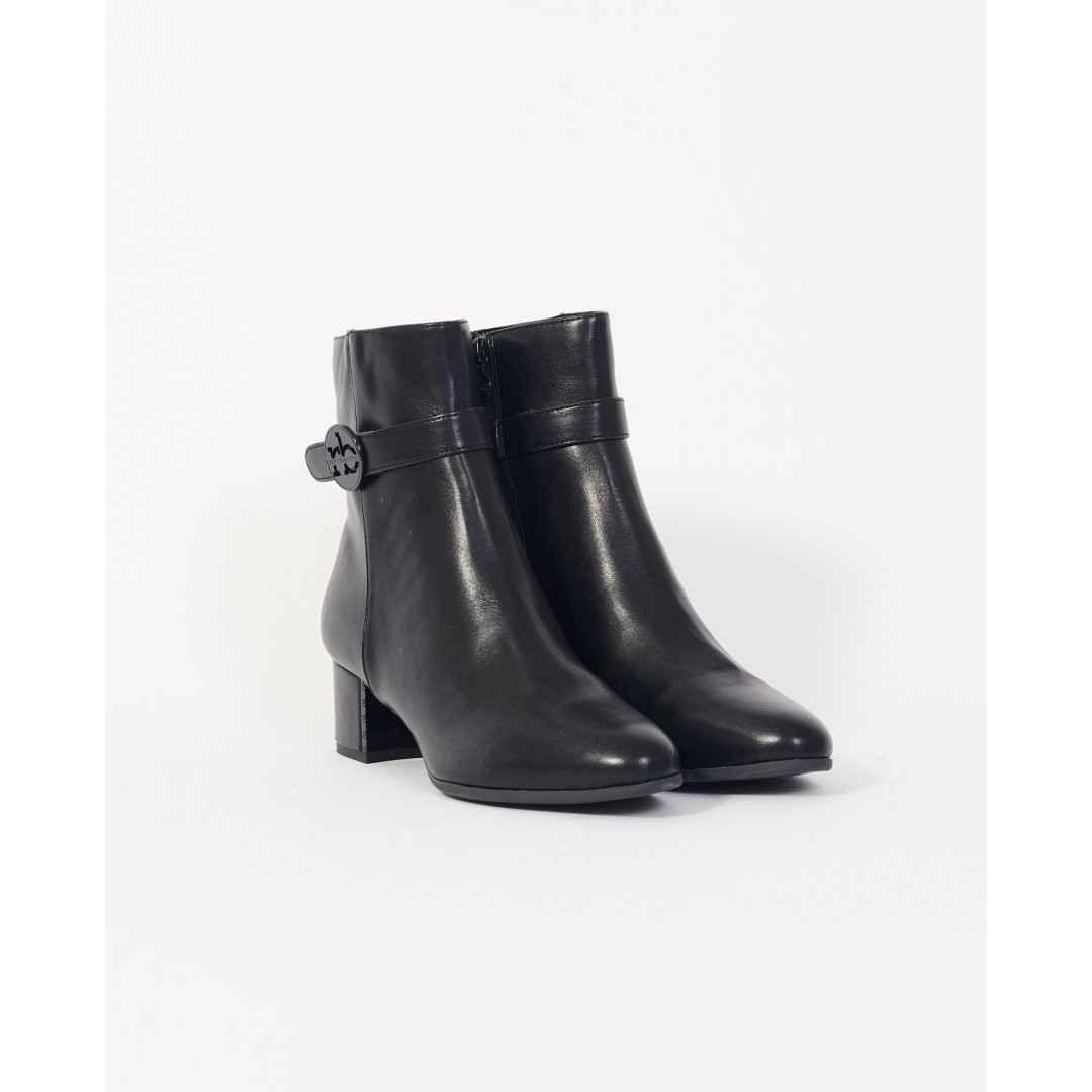 Rocco Barocco Black Ankle Boots