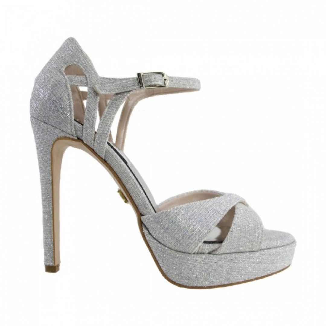 Guy Laroche Silver High Heels
