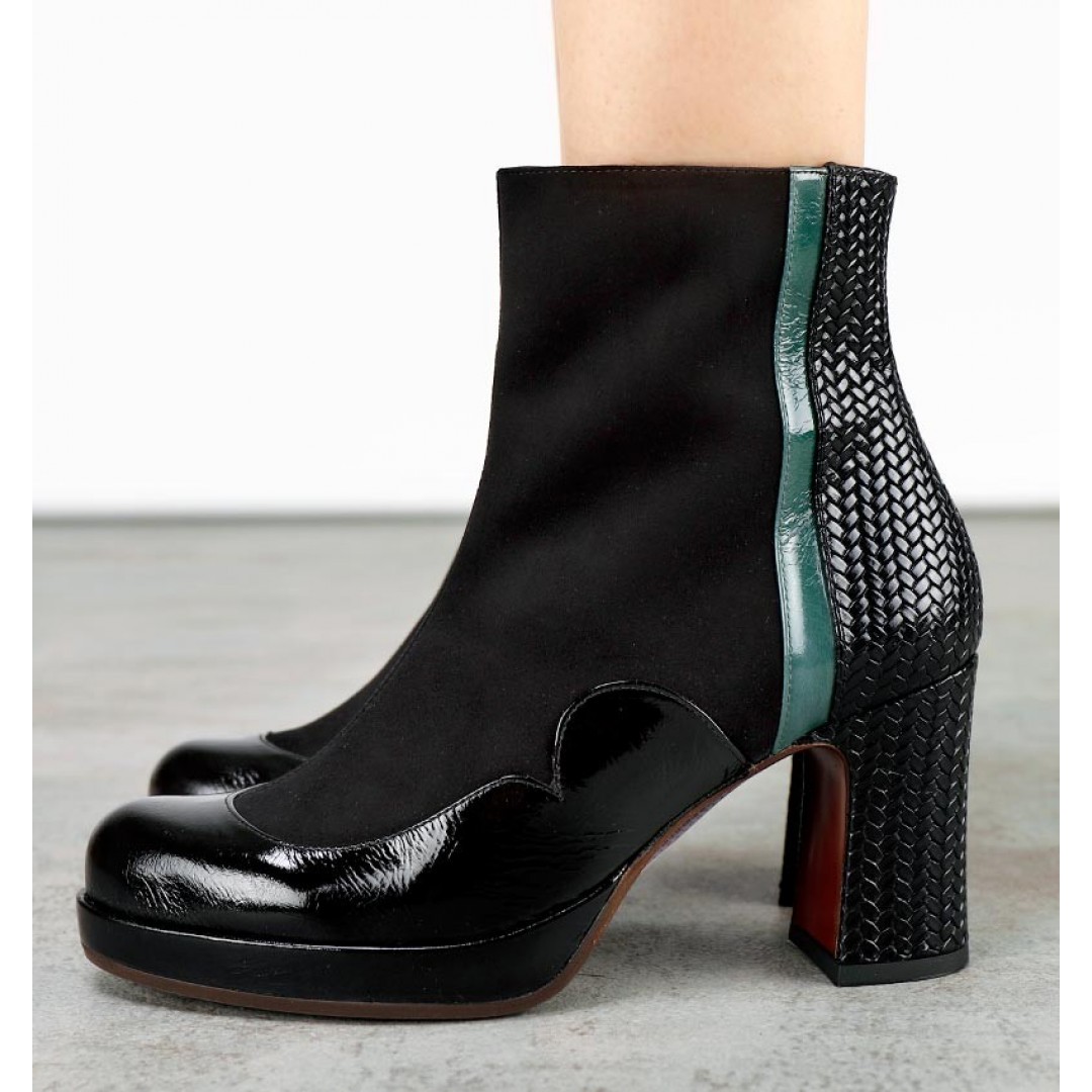 Chie Mihara Deni Blacκ Boots