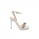 Ilaria Toschi High Heels Strass Crystal White