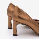 Angel Alarcon Febe Bronze Low-Heels Pumps Angel Alarcon Febe Bronze Low-Heels Pumps