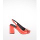 Furla Chain Red Slingback