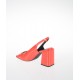 Furla Chain Red Slingback