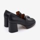Angel Alarcon Gadea Black High-Heels Mocassin