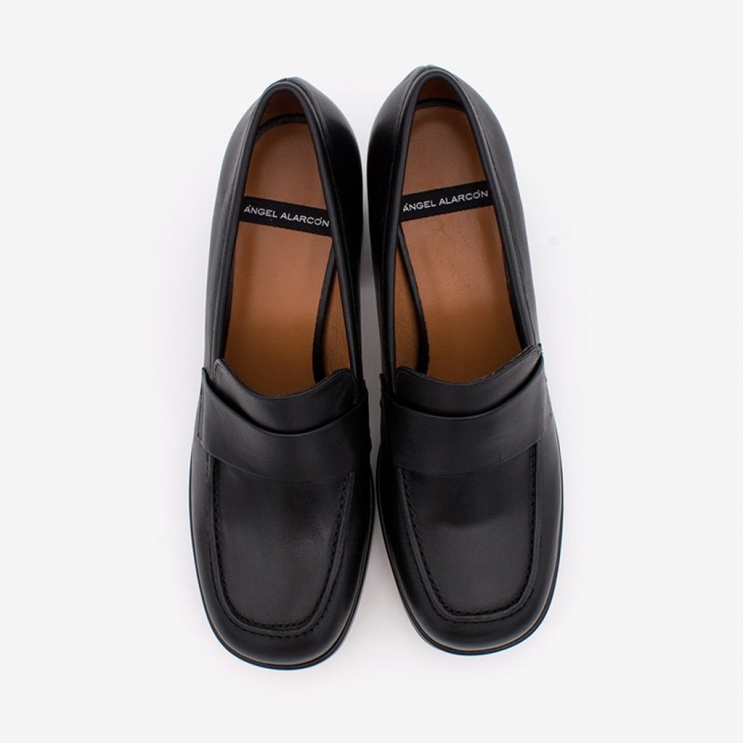 Angel Alarcon Gadea Black High-Heels Mocassin