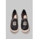 Gaelle Paris Black Espadrillas Flat