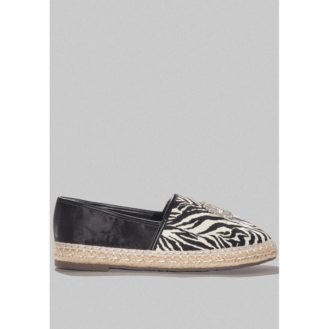 Gaelle Paris Zebra Espadrillas Flat