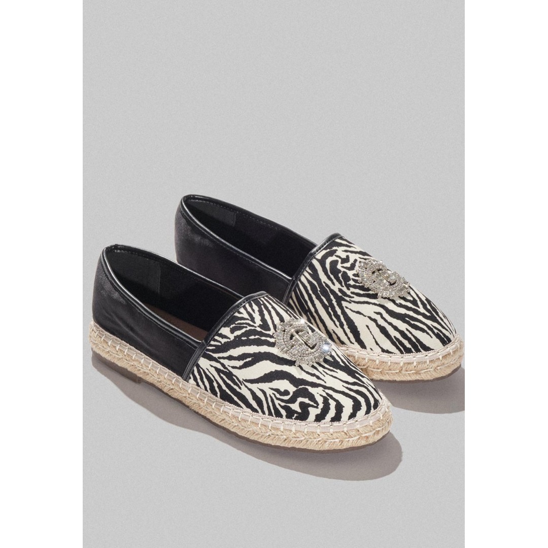 Gaelle Paris Zebra Espadrillas Flat