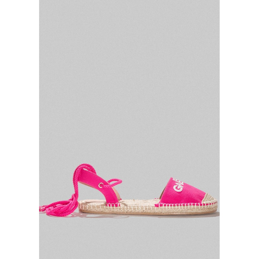Gaelle Paris Fuschia Espadrillas Flat