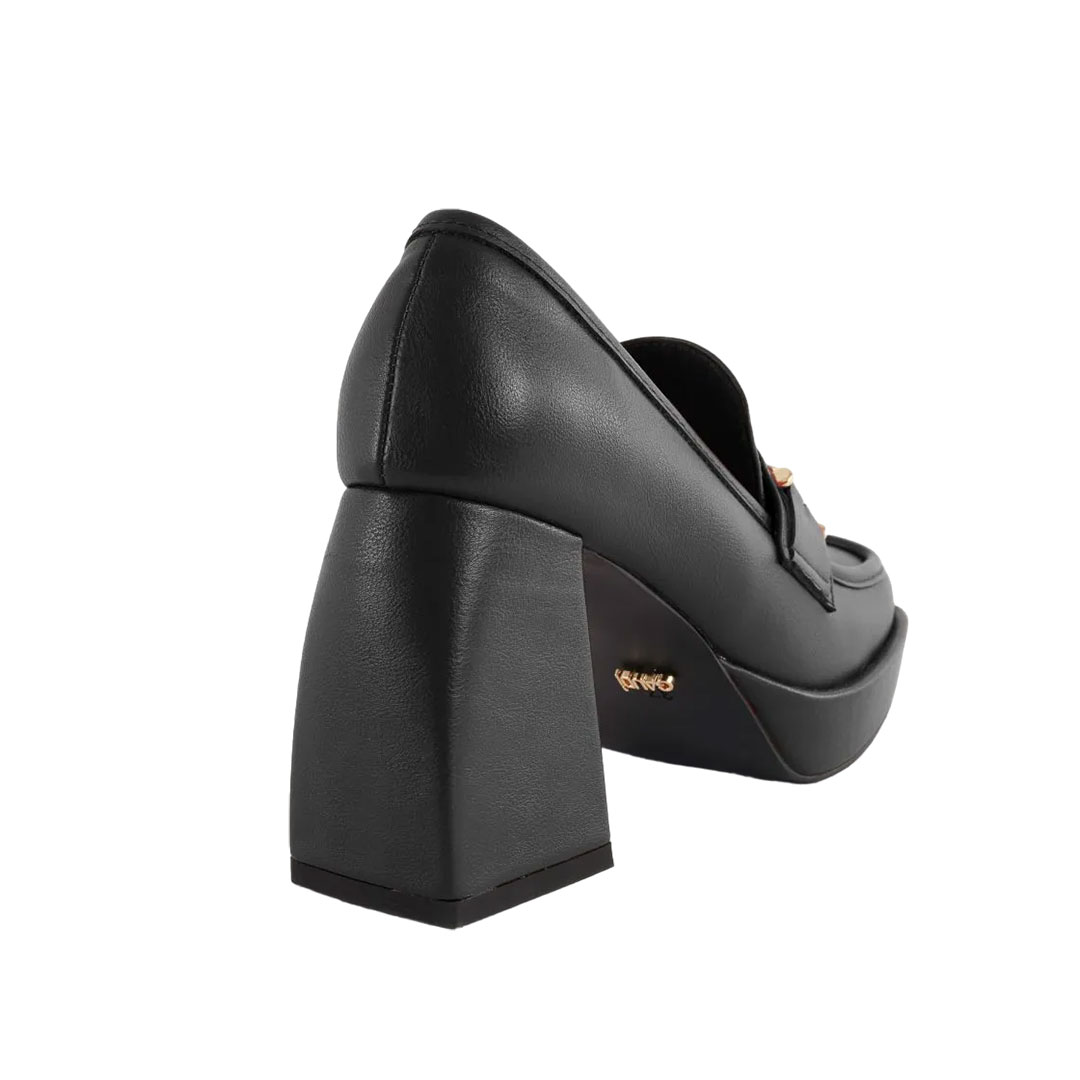 Gaudi High-Heels Black Loafers