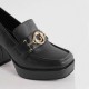 Gaudi High-Heels Black Loafers