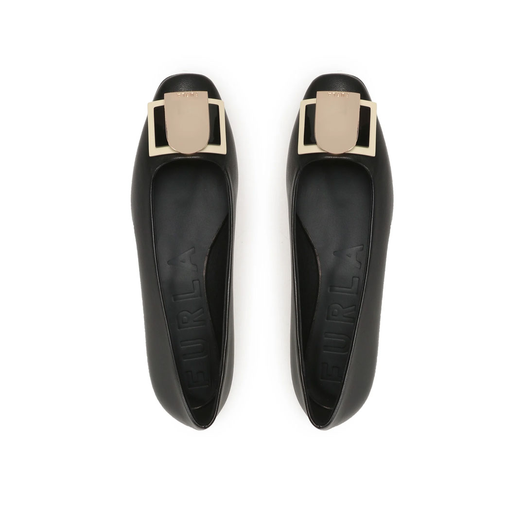 Furla Emma Black Ballerina