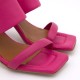 Angel Alarcon Parton Fuscia Mules